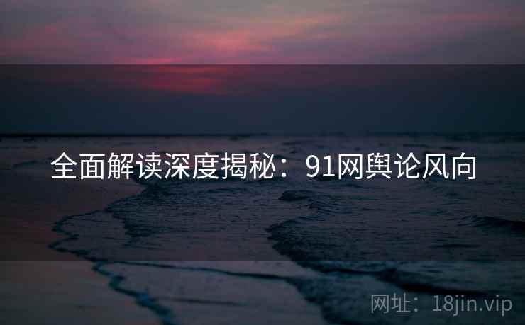 全面解读深度揭秘：91网舆论风向