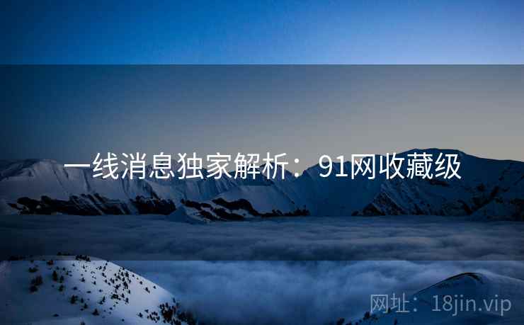 一线消息独家解析：91网收藏级